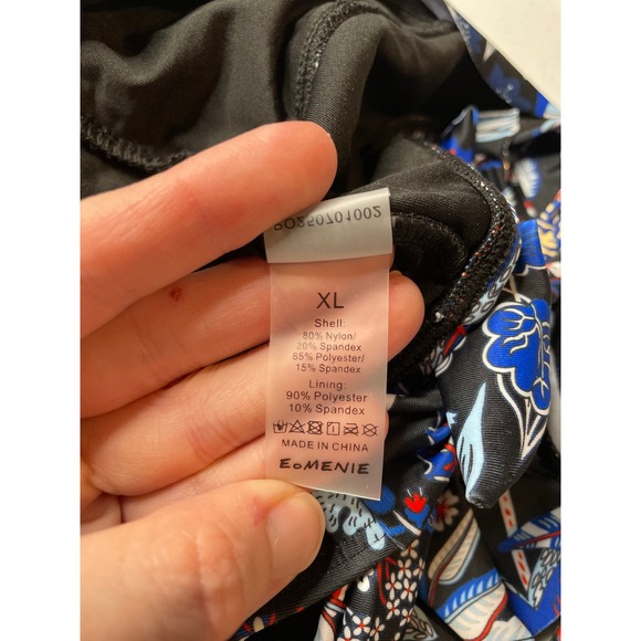 Eomenie One Piece Swimsuit Tummy Control Ruffle Suit, XL - Picture 5 of 5